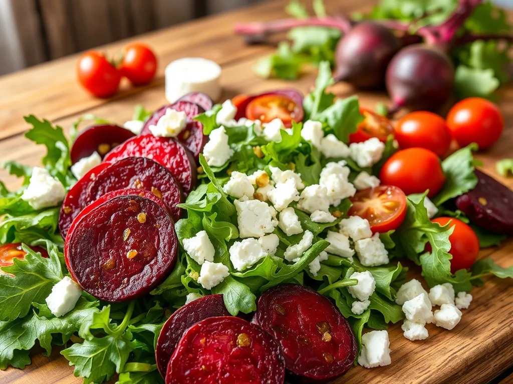 Sałatka z burakiem i kozim serem: przepis na zdrową przekąskę