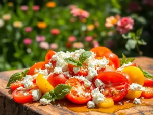 Sałatka z pomidorów i fety: przepis na idealne letnie danie