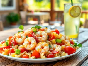 Sałatka z krewetkami i makaronem: idealny przepis na letnie dni