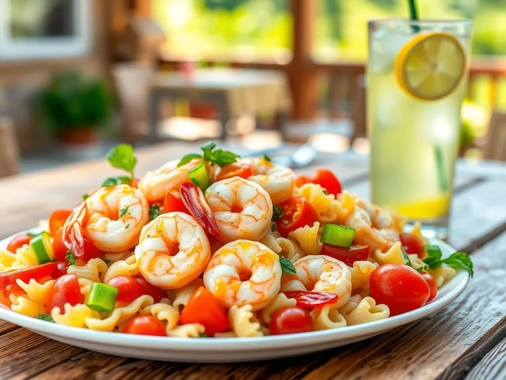 Sałatka z krewetkami i makaronem: idealny przepis na letnie dni
