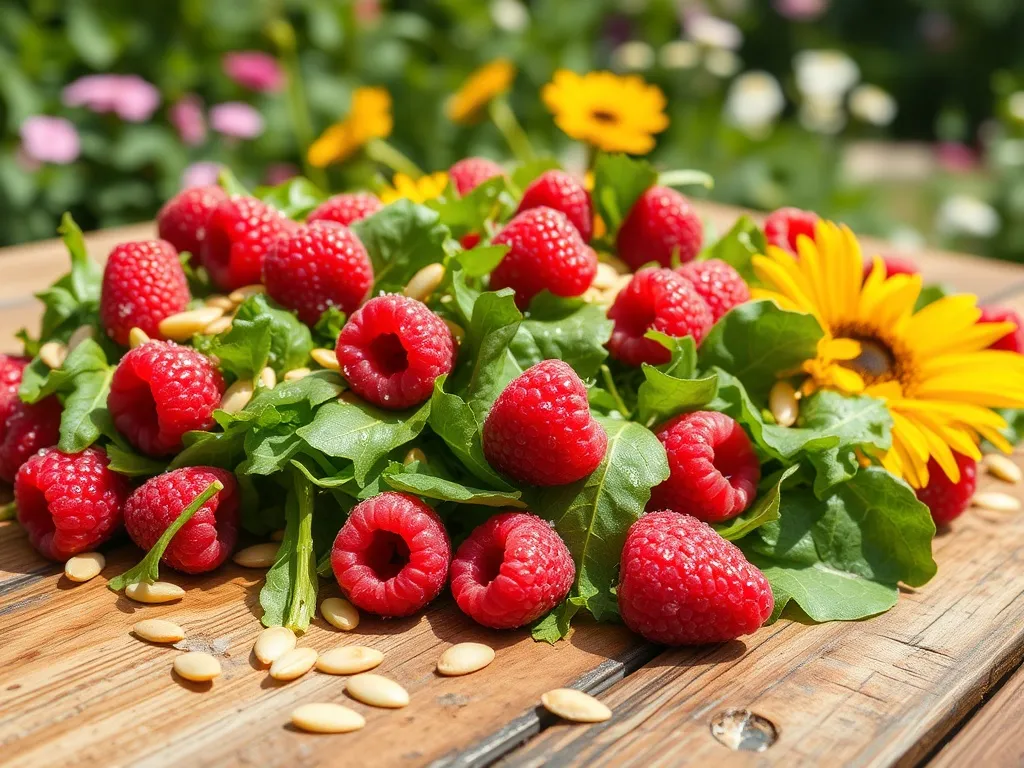 Sałatka z malinami: przepis na orzeźwiające letnie danie