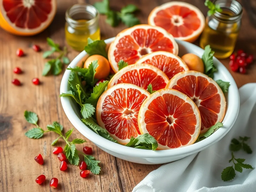 Sałatka z grejpfrutem: przepis na zdrową i smaczną przekąskę