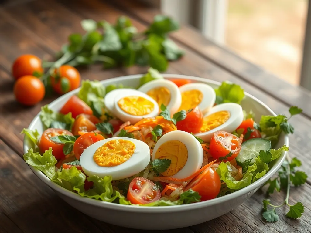 Sałatka z jajkiem: pyszne przepisy na zdrowe dania na każdą okazję