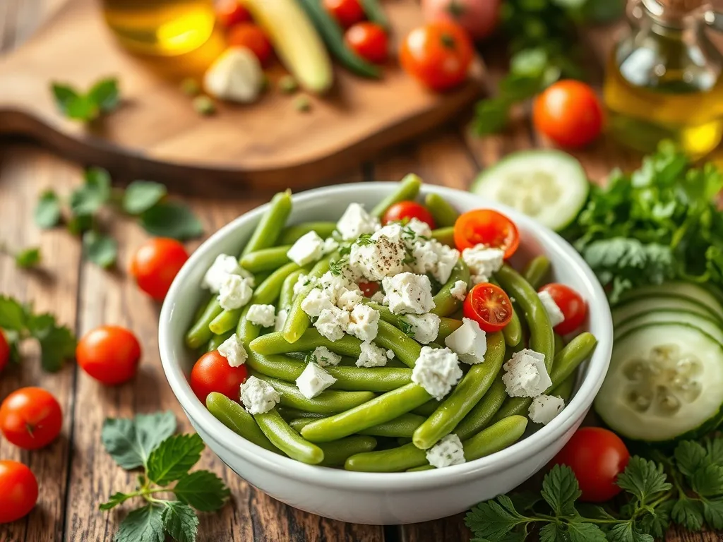 Sałatka z bobem i fetą: przepis na zdrową i smaczną przekąskę