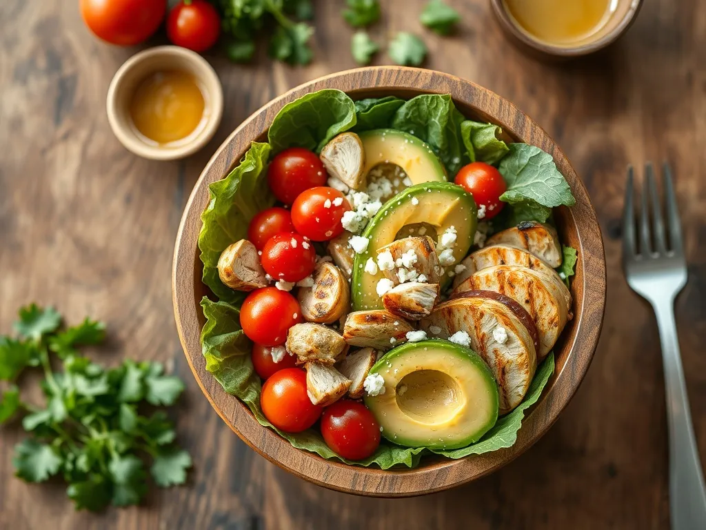 Sałatka z awokado i kurczakiem: przepis na zdrowy posiłek pełen smaku