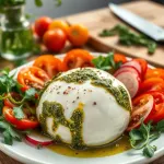 Sałatka z burratą: przepis na pyszną przekąskę z serem burrata