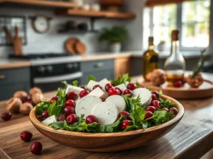 Sałatka z oscypkiem i żurawiną: przepis na wyjątkowe danie!