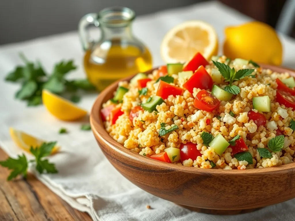 Sałatka z kuskusem: pyszny przepis na zdrową przekąskę