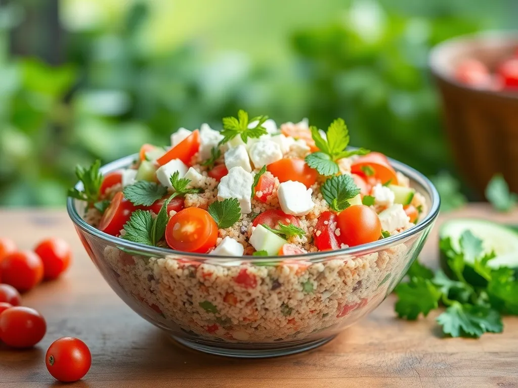 Sałatka z komosą ryżową i fetą: przepis na zdrowy posiłek!