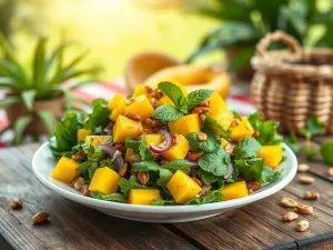 Sałatka z mango: przepis na orzeźwiające danie na każdą okazję