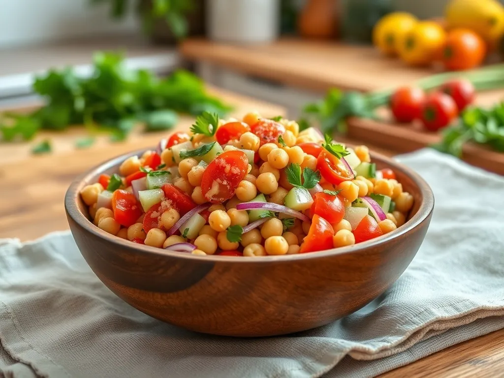 Sałatka z cieciorki: przepis na zdrową i smaczną przekąskę