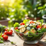 Sałatka z grillowaną cukinią: przepis na zdrową i smaczną przekąskę