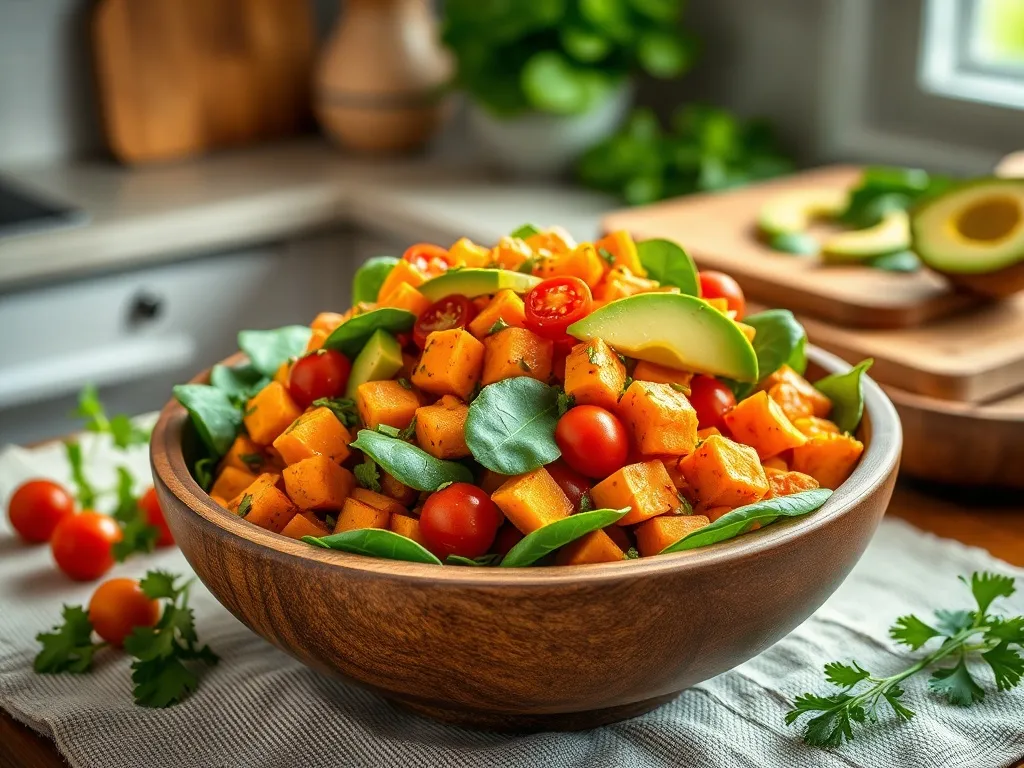 Sałatka z batatów: pyszny przepis na zdrową kolację!