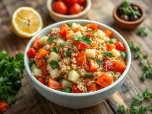 Sałatka z kaszą bulgur: przepis na zdrowy i pyszny posiłek