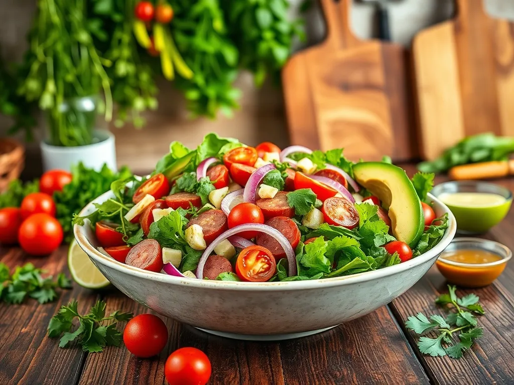 Sałatka z chorizo: przepis na wyjątkowe danie na każdą okazję