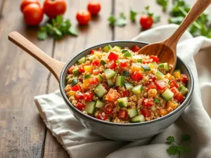 Sałatka z komosy ryżowej: przepis na zdrową i smaczną sałatkę