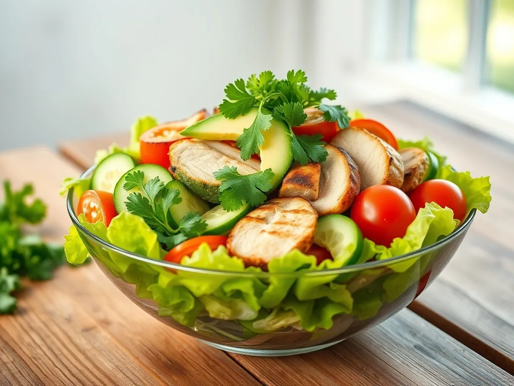 Sałatka z kurczakiem: pyszne przepisy na zdrowe danie!