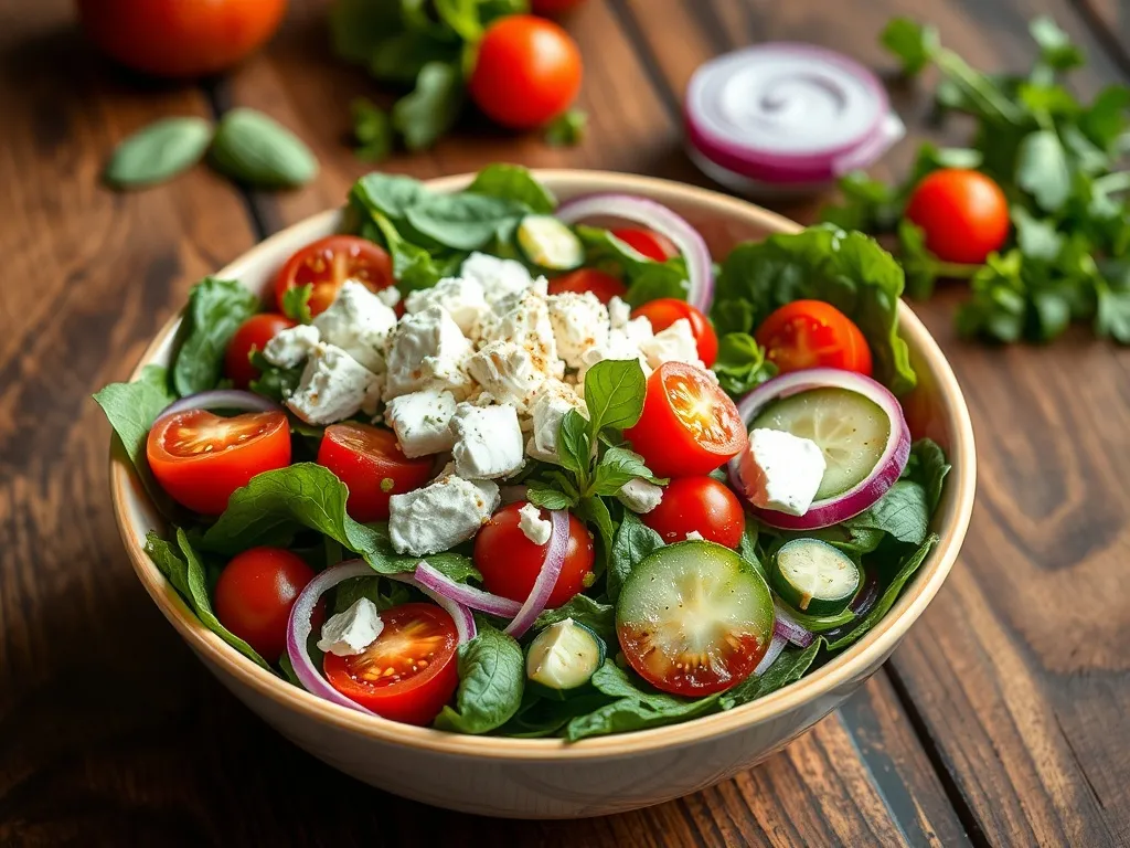 Sałatka z fetą: pyszny przepis na zdrową przekąskę!