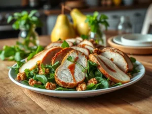 Sałatka z kaczką i gruszką: przepis na wyjątkowe danie na każdą okazję