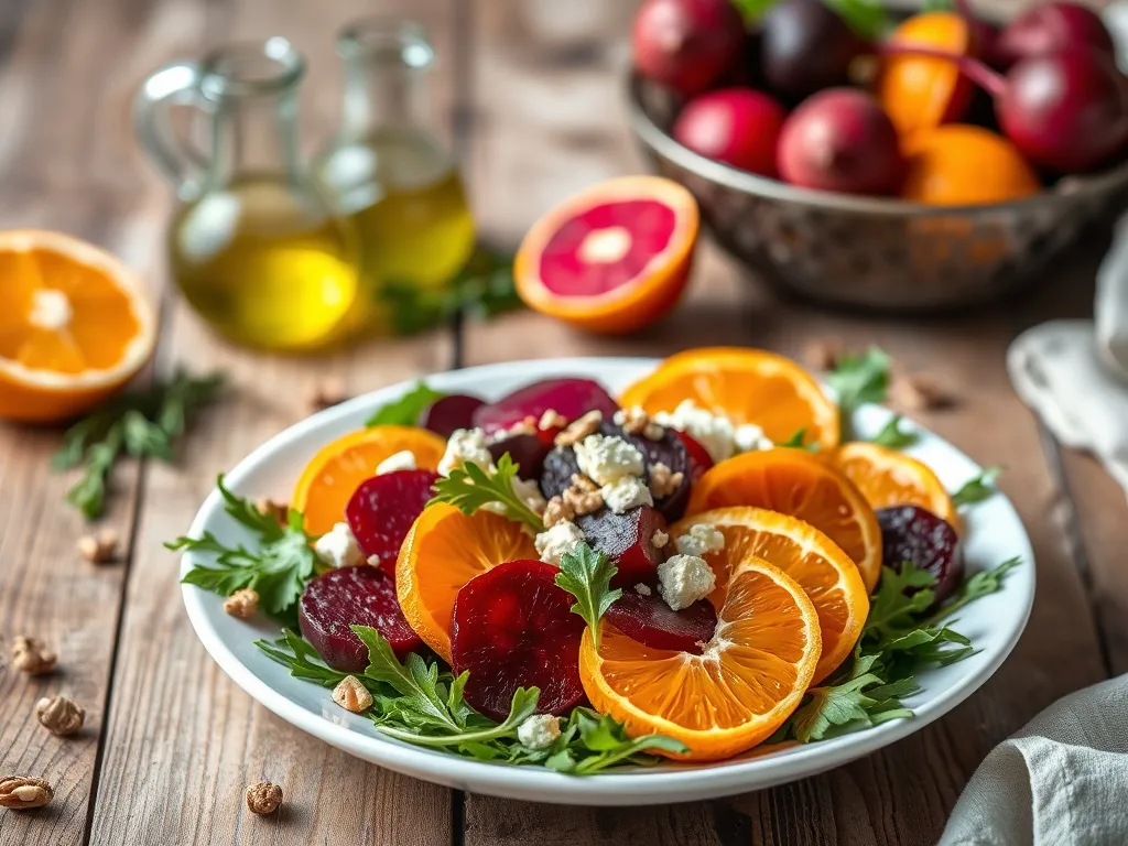 Sałatka z burakiem i pomarańczą: pyszny przepis na zdrową kolację