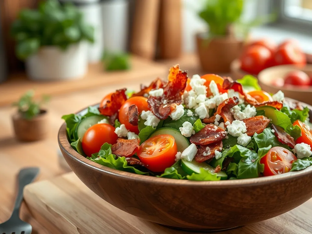 Sałatka z boczkiem i fetą: przepis na pyszne danie na każdą okazję