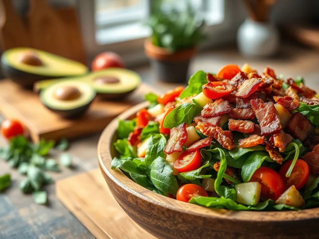 Sałatka z boczkiem: przepis na pyszną i sycącą przekąskę