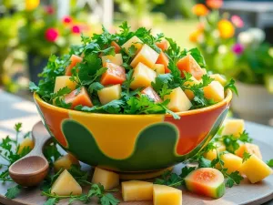 Sałatka z melonem i rukolą: przepis na orzeźwiające danie latem