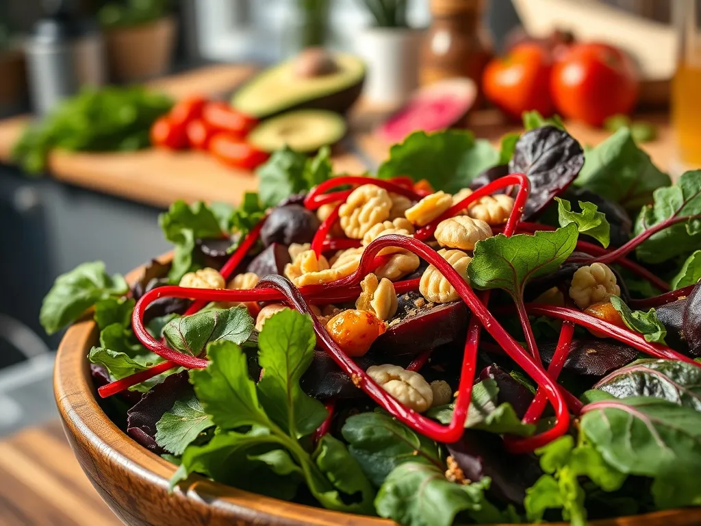 Sałatka z liści buraka: jak przygotować zdrową i smaczną potrawę?