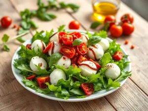 Sałatka z mozzarellą i suszonymi pomidorami: przepis na idealne danie