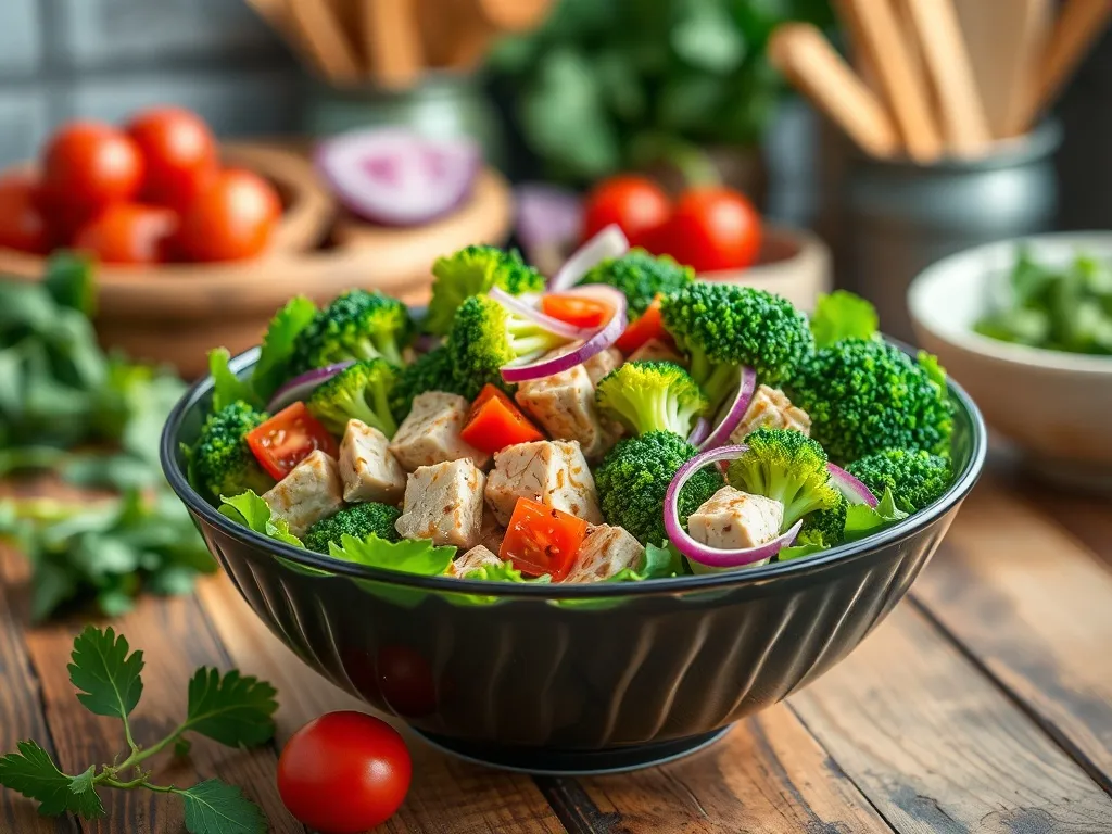 Sałatka z brokułem i tuńczykiem – prosty przepis na zdrowy posiłek