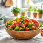 Sałatka z pomelo: lekka i zdrowa propozycja na każdą okazję