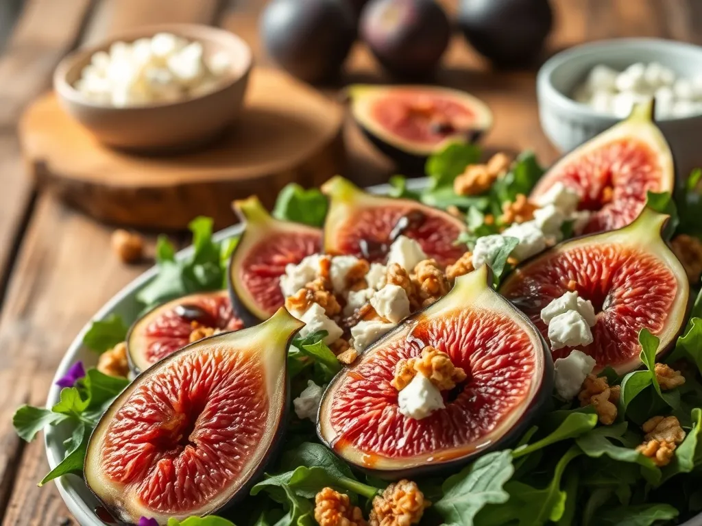 Sałatka z figami i serem feta: przepis na letnią ucztę pełną smaku
