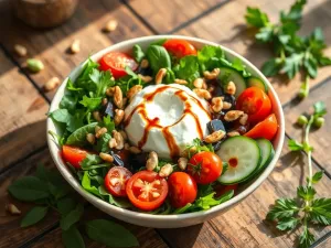 Sałatka z ricottą: przepis na zdrową i smaczną przekąskę