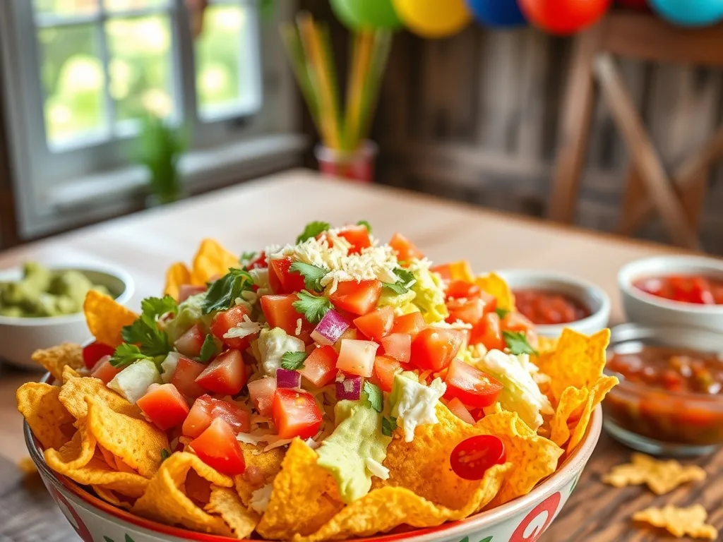 Sałatka z nachosami: przepis na idealną przekąskę na imprezę