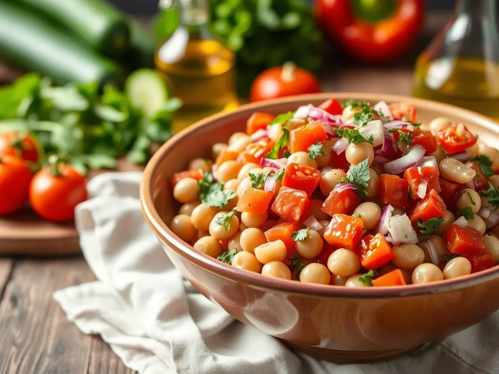 Sałatka z bobu gotowanego: przepis na zdrową i pyszną przekąskę