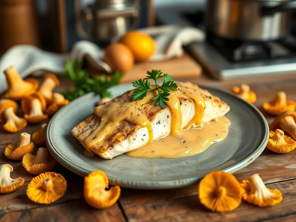 Ryba w sosie kurkowym: przepis na wyjątkowe danie z grzybami