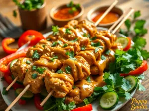 Kurczak w sosie sate: przepis na pyszne danie z orzechami