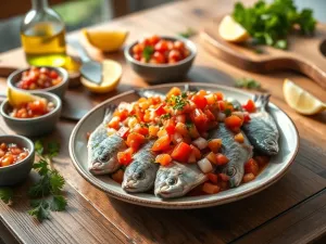 Śledzie w sosie salsa: przepis na idealną przekąskę na każdą okazję