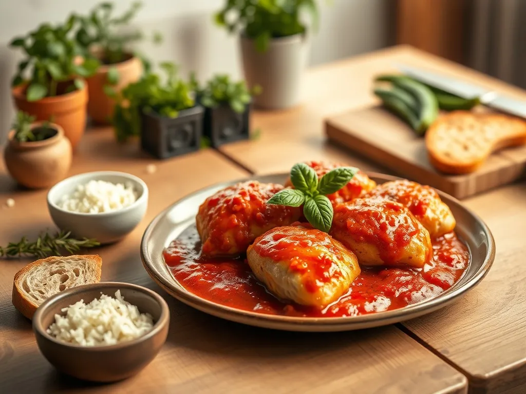 Kurczak w sosie pomidorowym: szybki przepis na pyszny obiad