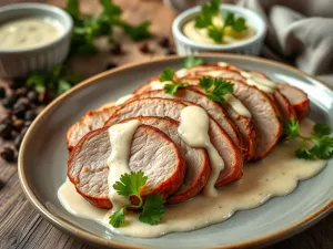 Polędwica w sosie chrzanowym: przepis na wyjątkowe danie!