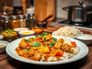 Indyk w sosie curry: przepis na orientalną ucztę dla zmysłów