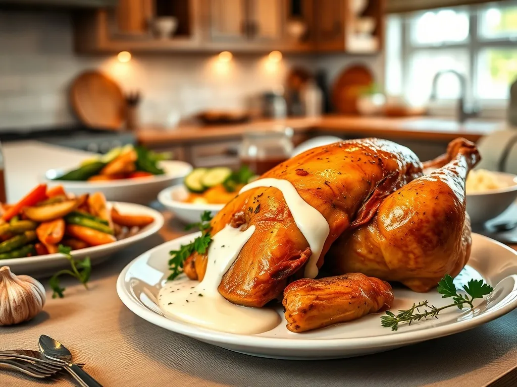 Indyk w sosie: przepis na soczystego indyka w sosie śmietanowym