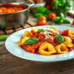 Tortellini w sosie pomidorowym: szybki przepis na pyszny obiad