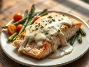 Łosoś w sosie porowym: przepis na pyszne danie na każdą okazję