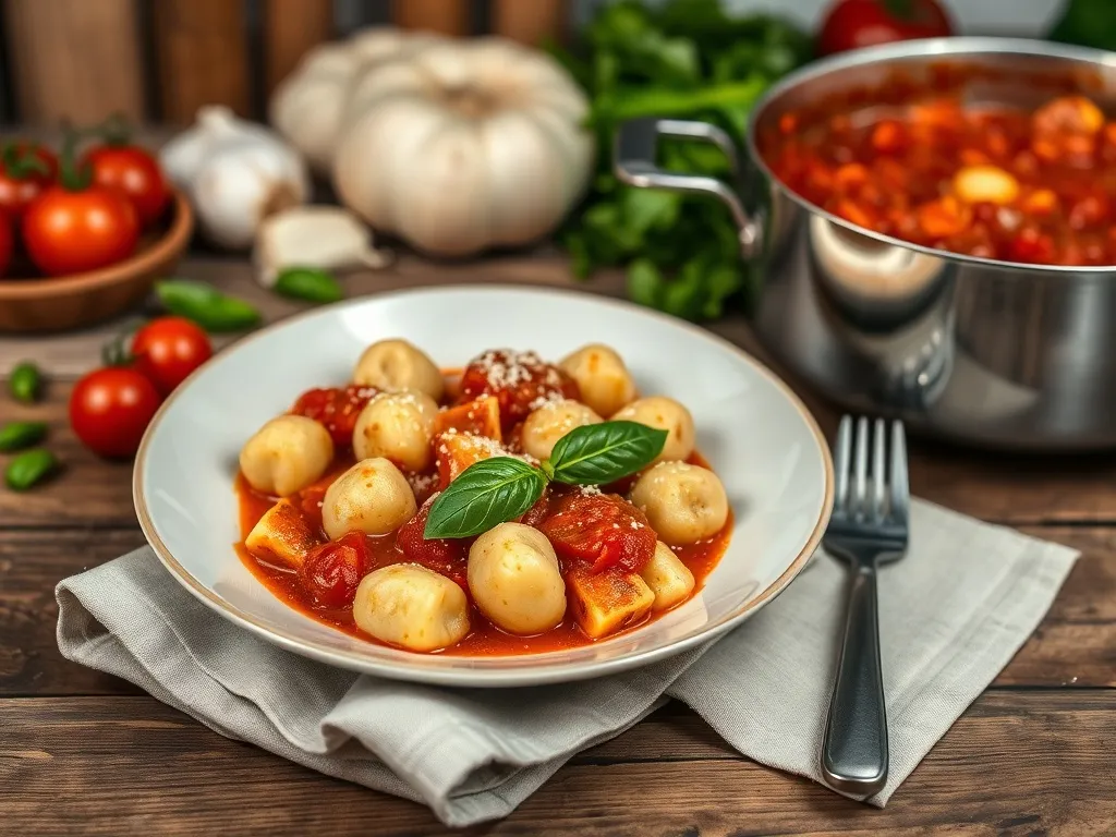 Gnocchi w sosie pomidorowym: przepis na pyszne danie na każdą okazję