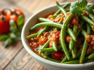 Fasolka szparagowa w sosie pomidorowym: przepis na pyszne danie