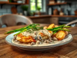 Kurczak w sosie kurkowym: przepis na pyszne danie obiadowe