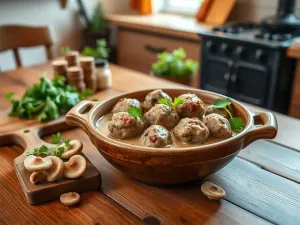 Pulpeciki w sosie kurkowym: jak przygotować pyszne danie?