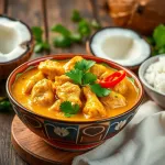 Kurczak w sosie curry z mleczkiem kokosowym: prosty przepis na obiad
