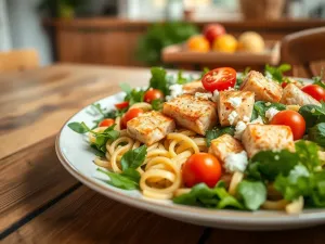 Sałatka z łososiem i makaronem: przepis na zdrowy posiłek